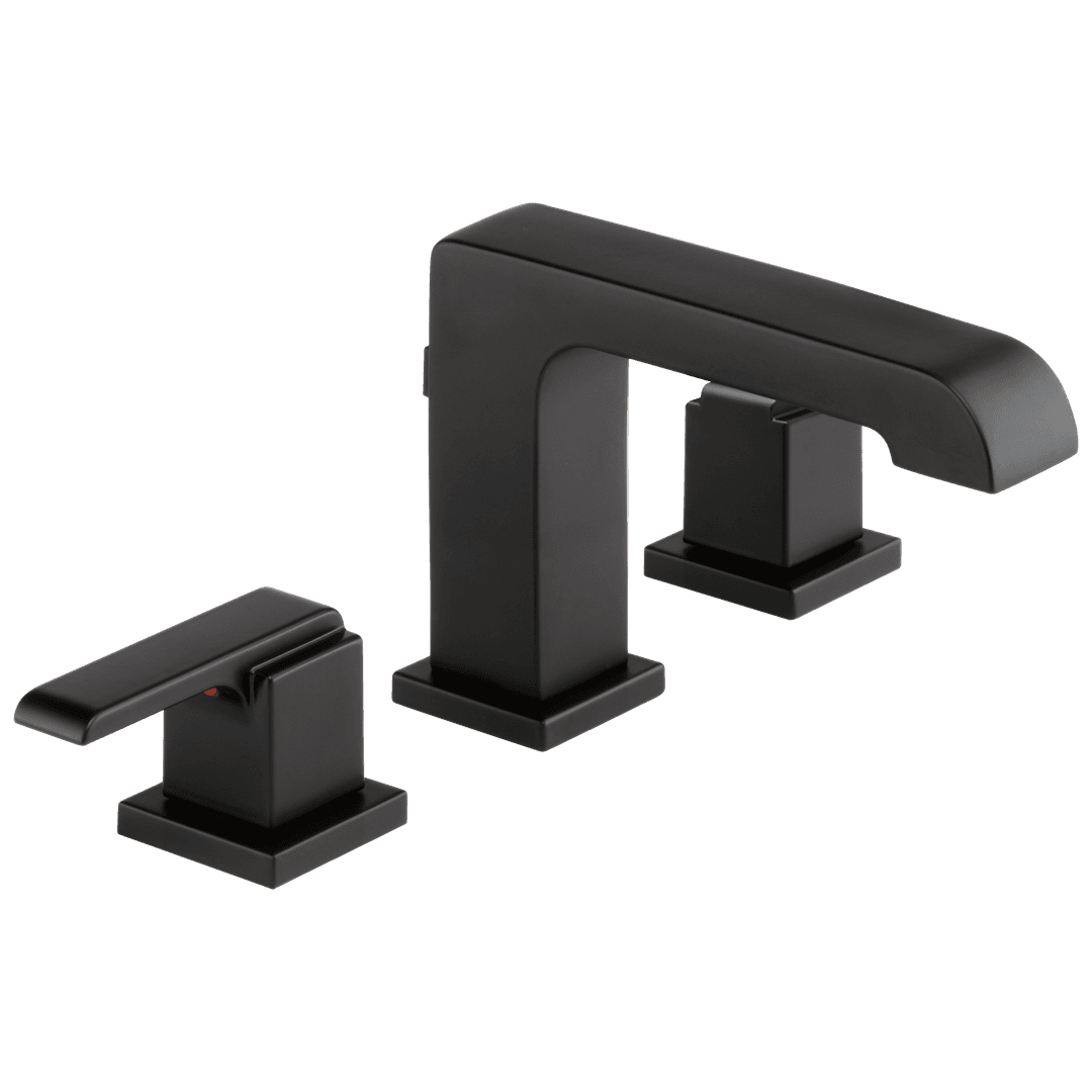 Ara Two Handle Widespread Bathroom Faucet by Delta Faucet