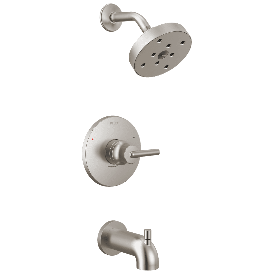 Delta Faucet Trinsic Monitor 14 Series H2OKineticTub & Shower Trim - Stainless by Delta Faucet
