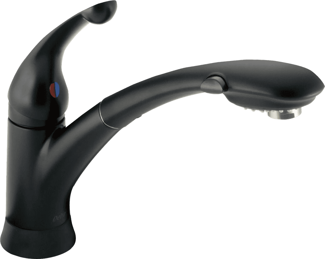 Delta Faucet Signature Pullouts Single Handle - Black by Delta Faucet