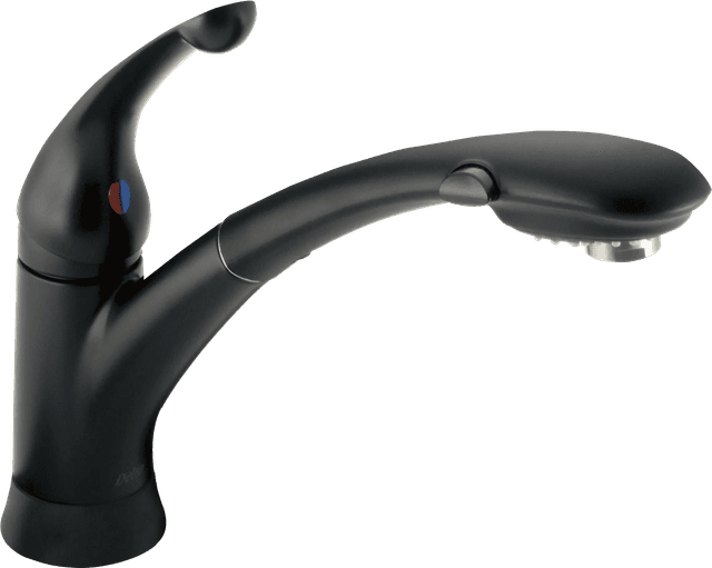 Delta Faucet Signature Pullouts Single Handle - Black