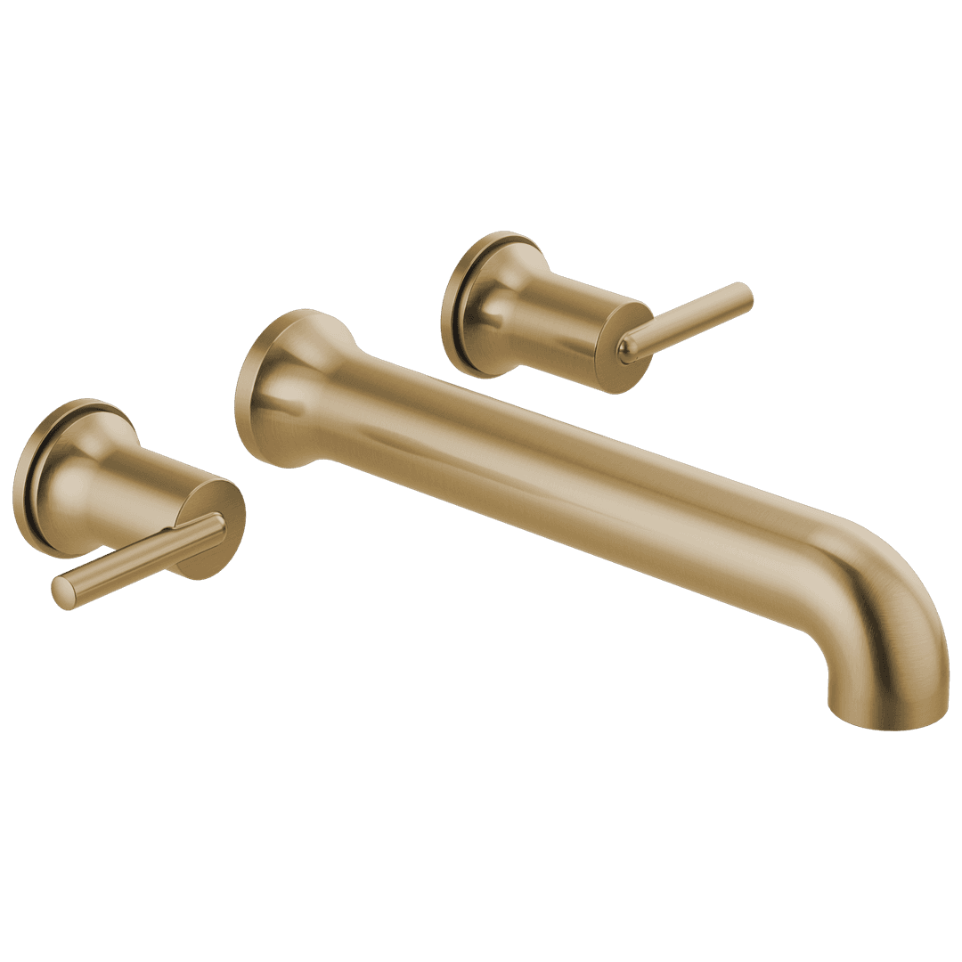 Delta Faucet Trinsic Wall Mounted Tub Filler - Champagne Bronze by Delta Faucet