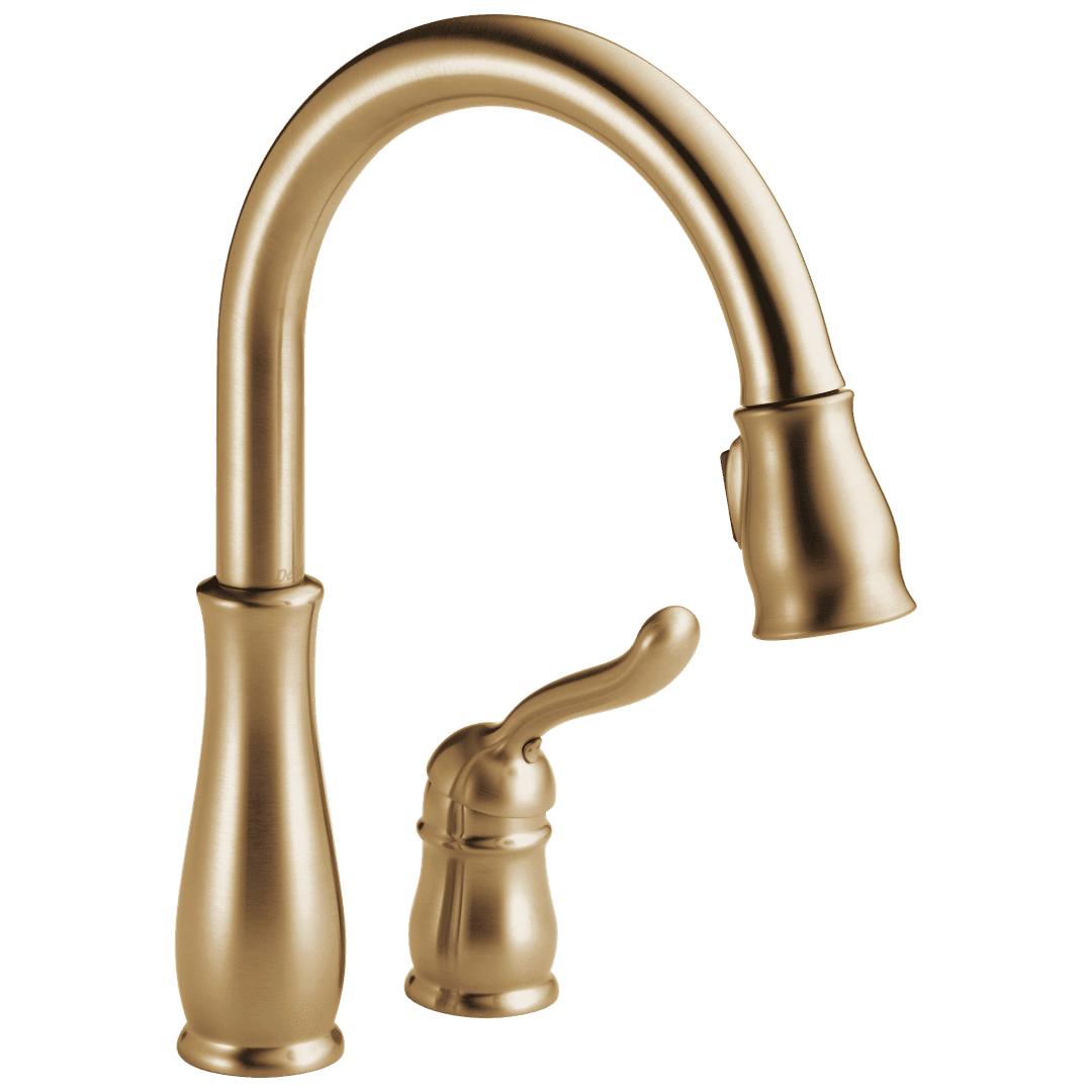 Delta Faucet Leland | Single handle | Pull-down - Champagne Bronze by Delta Faucet