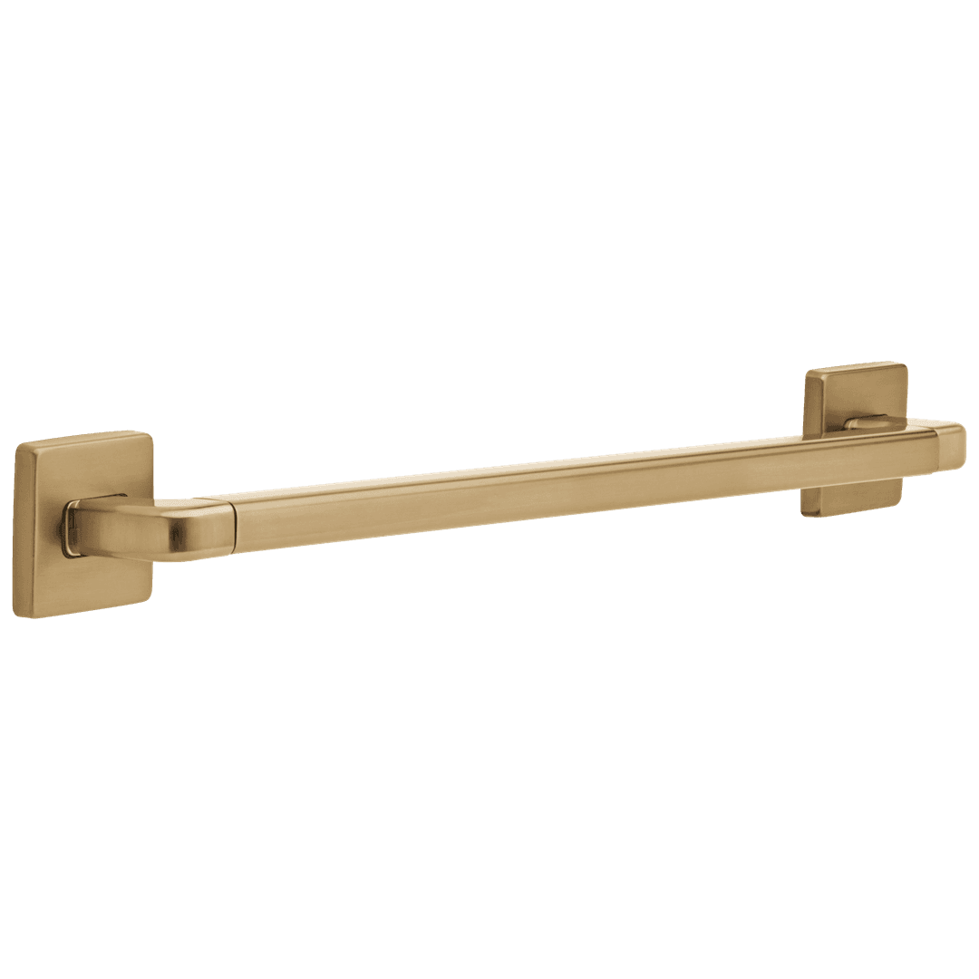 BathSafety 24'' Angular Modern Decorative ADA Grab Bar - Champagne Bronze by Delta Faucet
