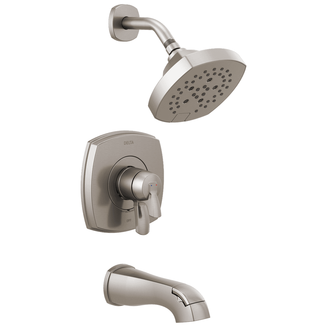 Delta Faucet Stryke 17 Series Tub And Shower Only - Lumicoat - Stainless by Delta Faucet