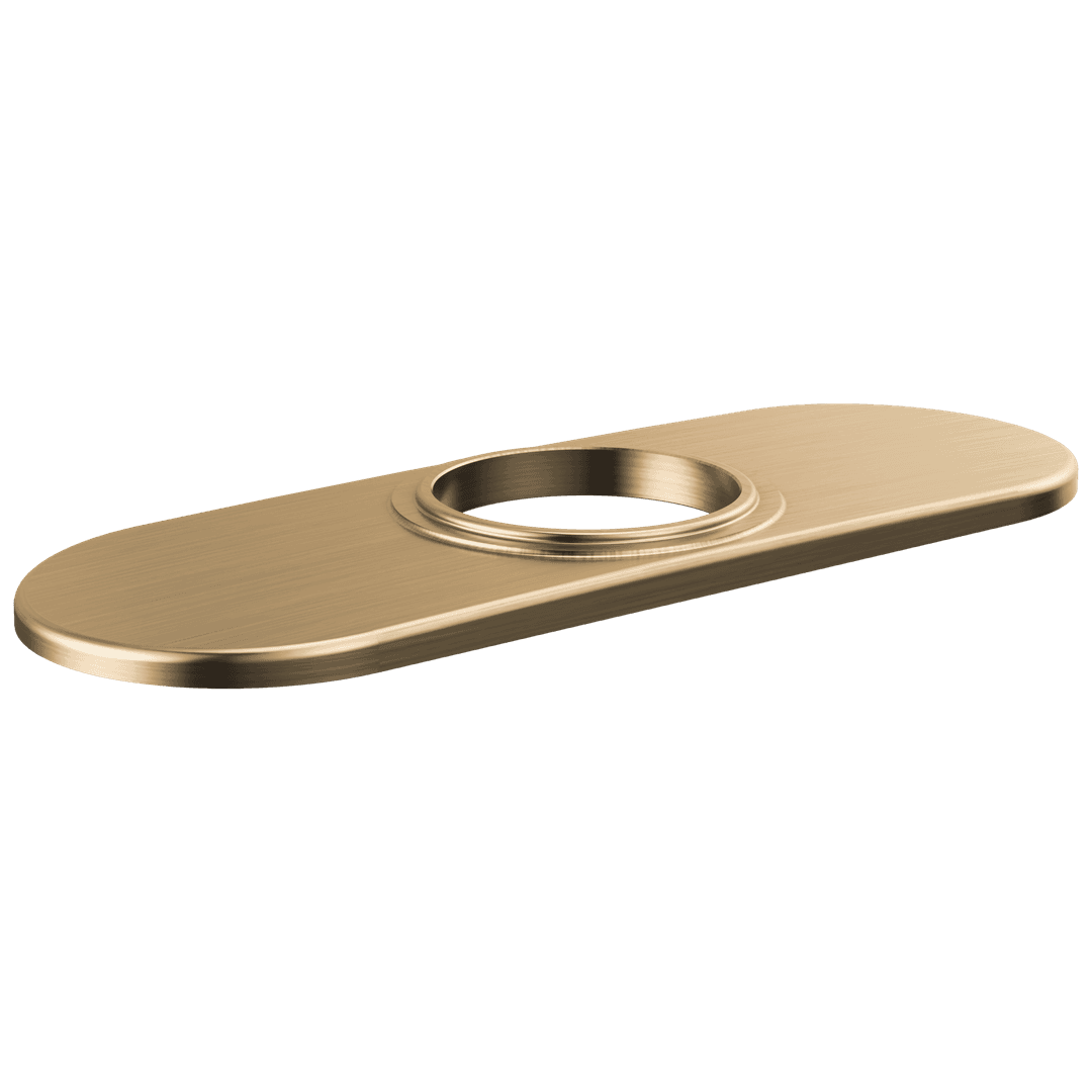 Delta Faucet Tetrae Escutcheon & Gasket - Lumicoat Champagne - Bronze by Delta Faucet