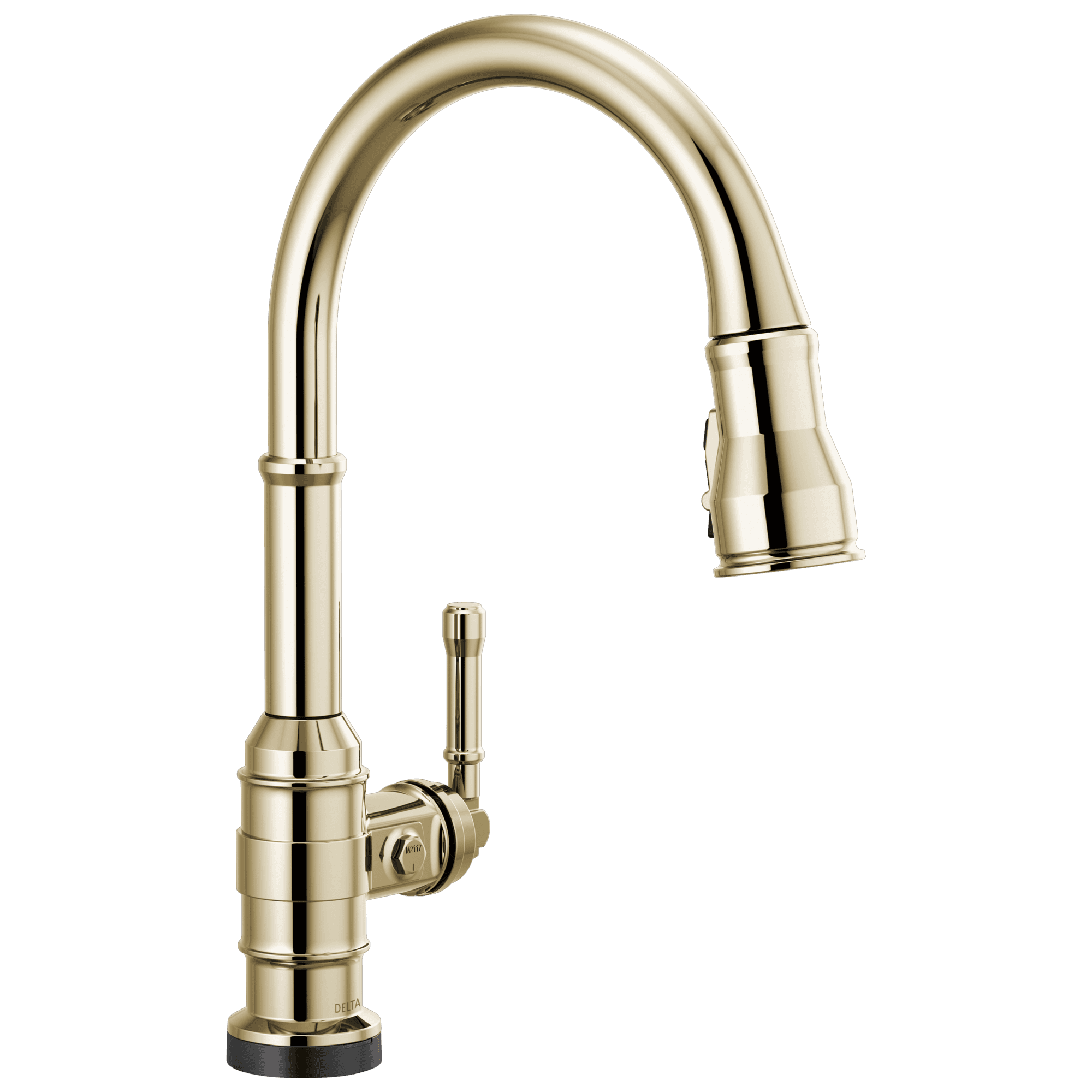 Delta Faucet Broderick: Touch<sub>2</sub>O Technology Kitchen Faucet with Touchless Technology - Polished Nickel by Delta Faucet