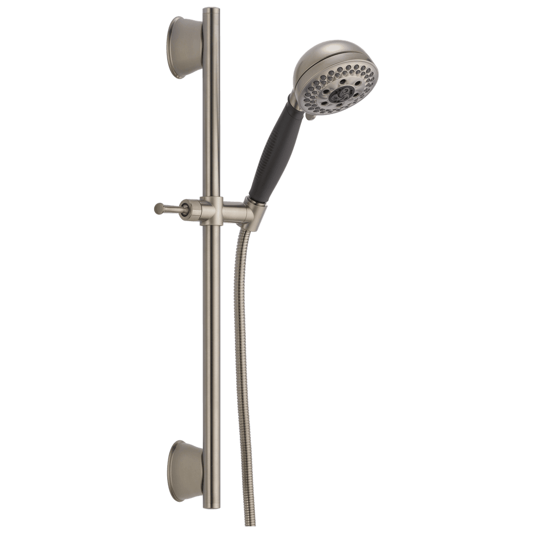 Delta Faucet Universal Showering Components H2OKinetic5-Setting Slide Bar Hand Shower - Stainless by Delta Faucet
