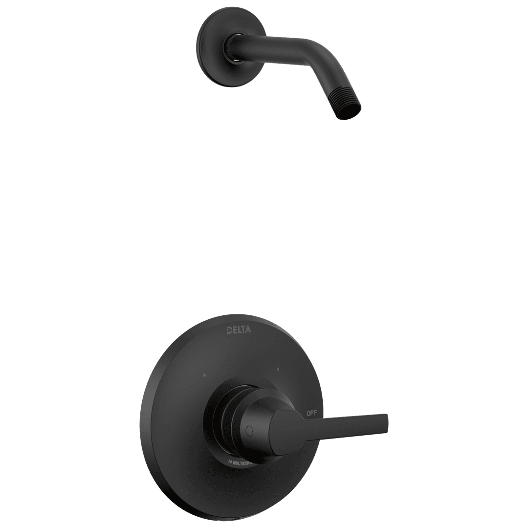 Delta Faucet GaleonE 14 Series Shower Trim - Less Head - Matte Black by Delta Faucet