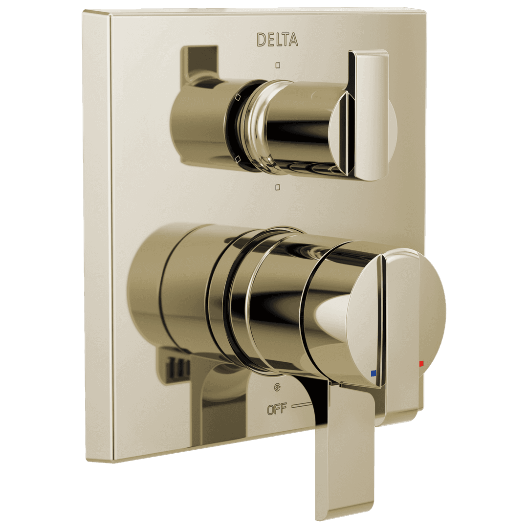 Ara Angular Modern Monitor 17 Series Valve Trim with 6-Setting Integrated Diverter by Delta Faucet