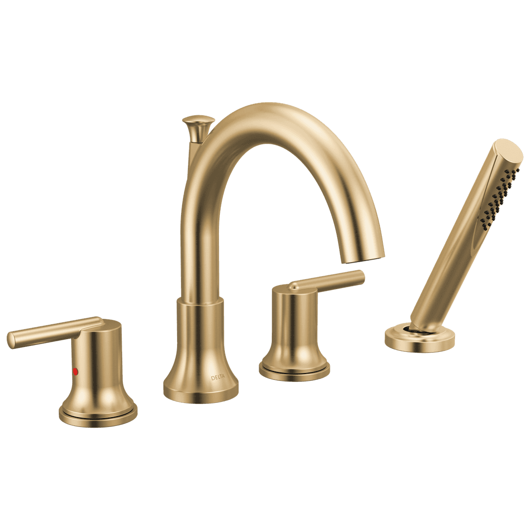 Delta Faucet Trinsic Roman Tub with Hand Shower Trim - Champagne Bronze by Delta Faucet