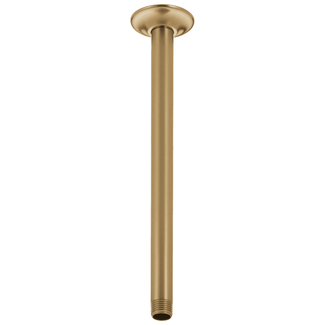 Delta Faucet Universal Showering Components Shower Arm & Flange 14'' Ceiling Mount - Champagne Bronze by Delta Faucet
