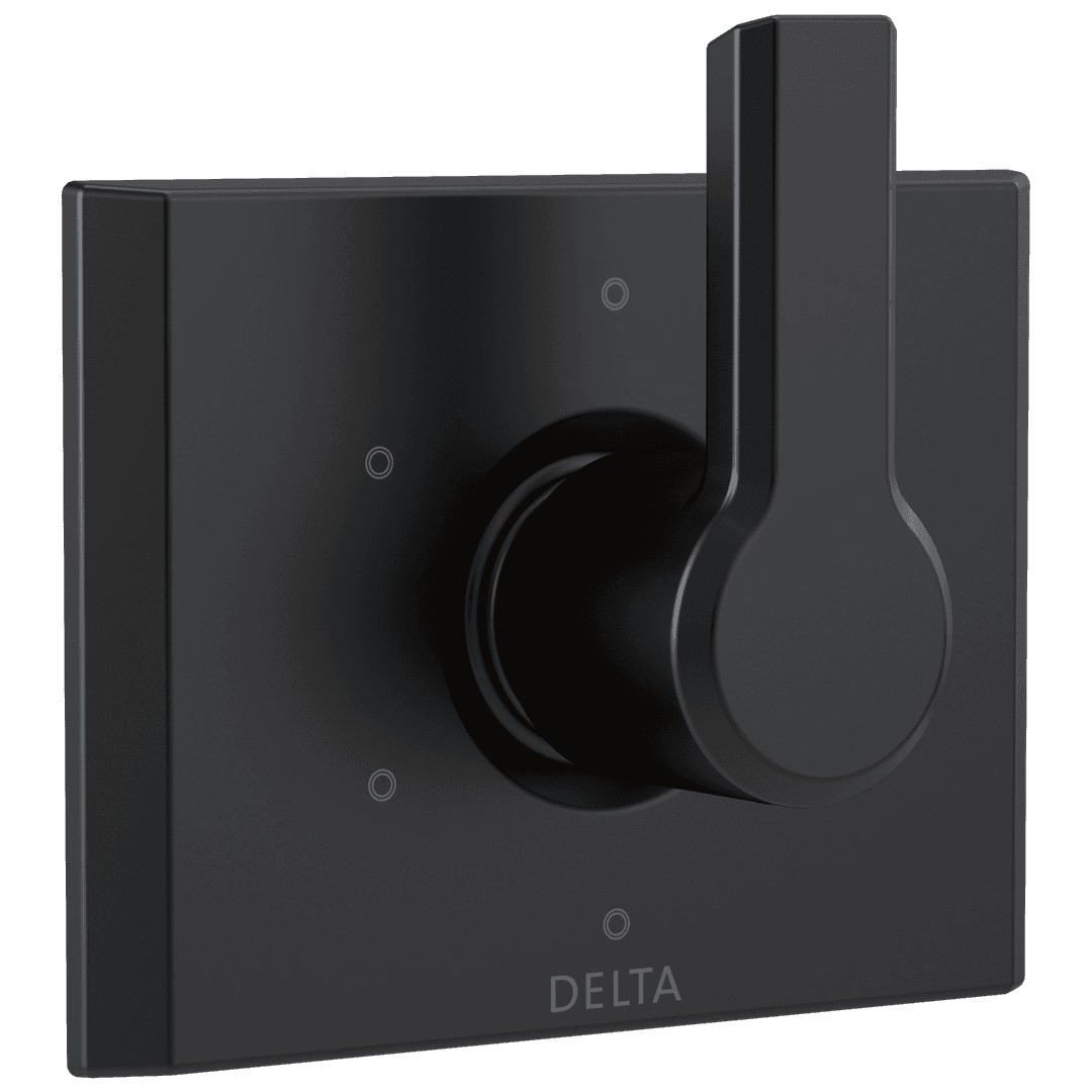 Delta Faucet Pivotale 6-setting 3-port Diverter Trim - - Matte Black by Delta Faucet