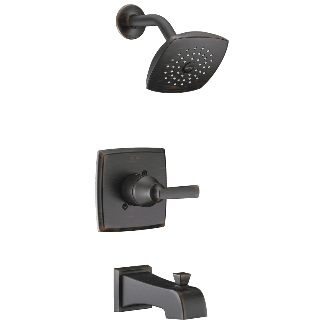 Ashlyn Monitor 14 Series Tub & Shower Trim - Venetian Bronze by Delta Faucet