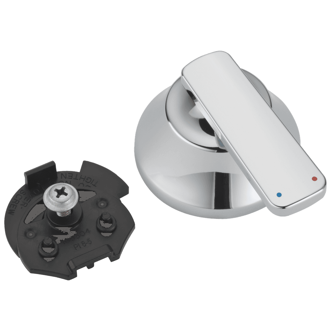 Ashlyn Temperature Knob & Cover - 17 Series - Chrome by Delta Faucet