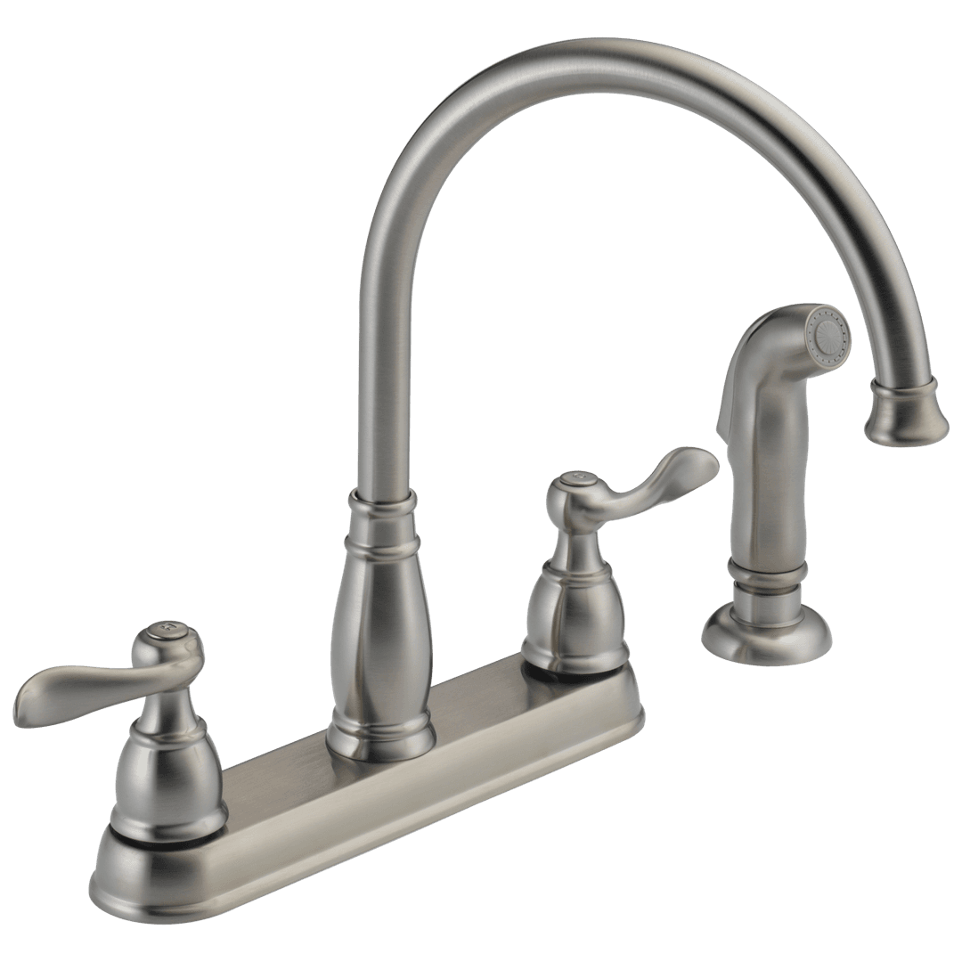 Delta Faucet Windemere Two Handle Kitchen Faucet - Stainless by Delta Faucet