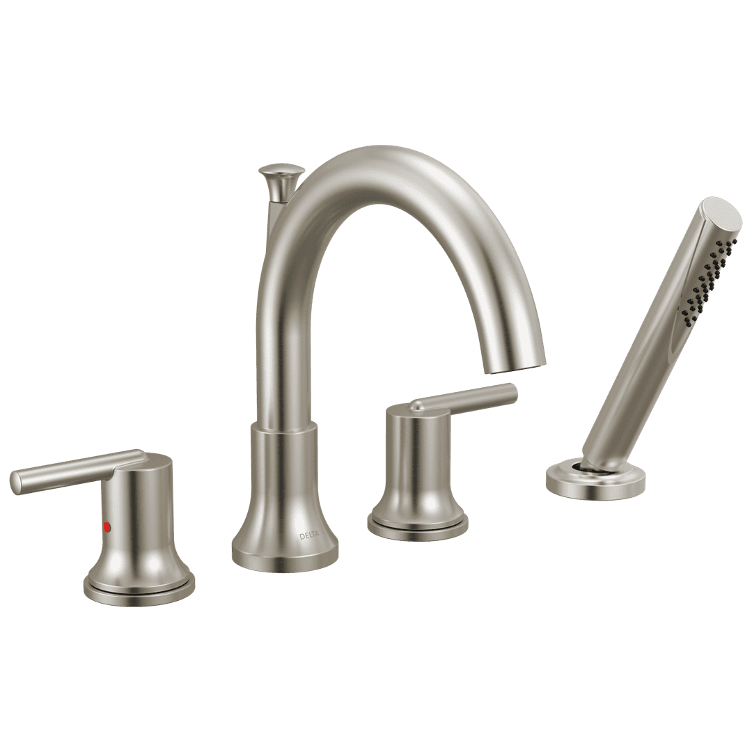 Delta Faucet Trinsic Roman Tub with Hand Shower Trim - Stainless by Delta Faucet