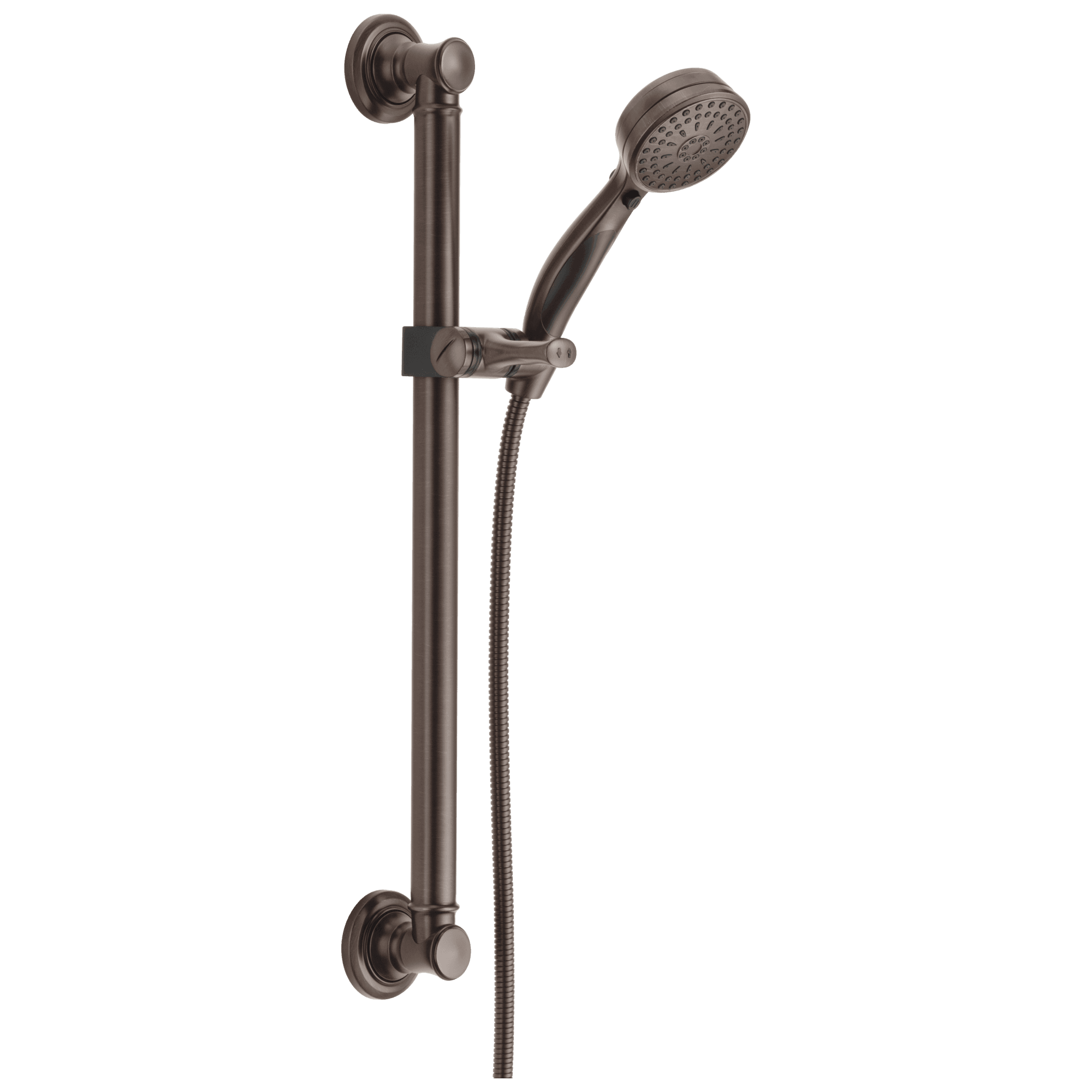Delta Faucet Universal Showering Components ActivTouch 9-Setting Hand Shower with Traditional Slide Bar / Grab Bar - Venetian Bronze by Delta Faucet