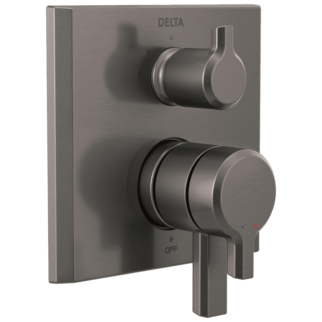 Delta Faucet Pivotale 17 Series Integrated Diverter Trim - 3 Function Diverter - Lumicoat Black -... by Delta Faucet