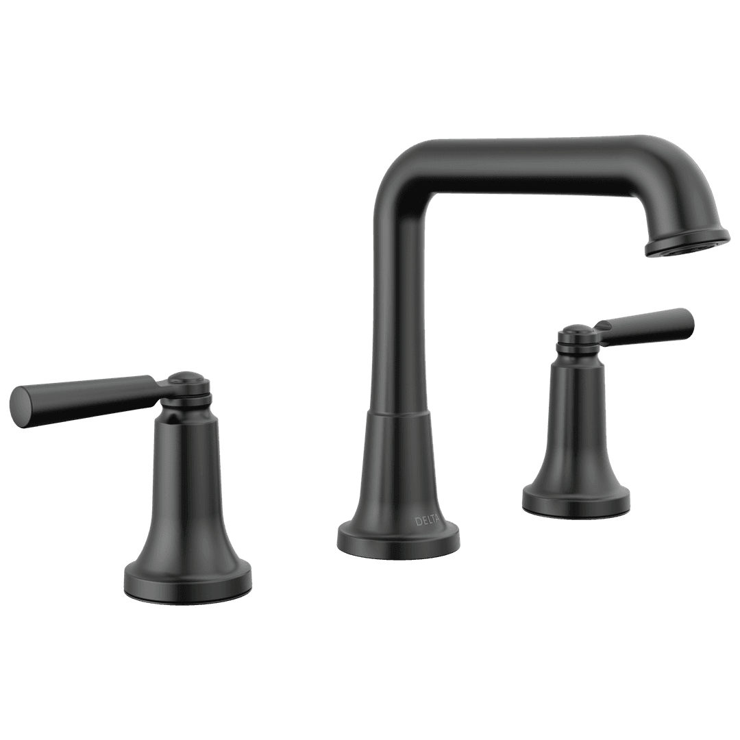 Delta Faucet Saylore Two Handle Widespread Bathroom Faucet - Matte Black by Delta Faucet