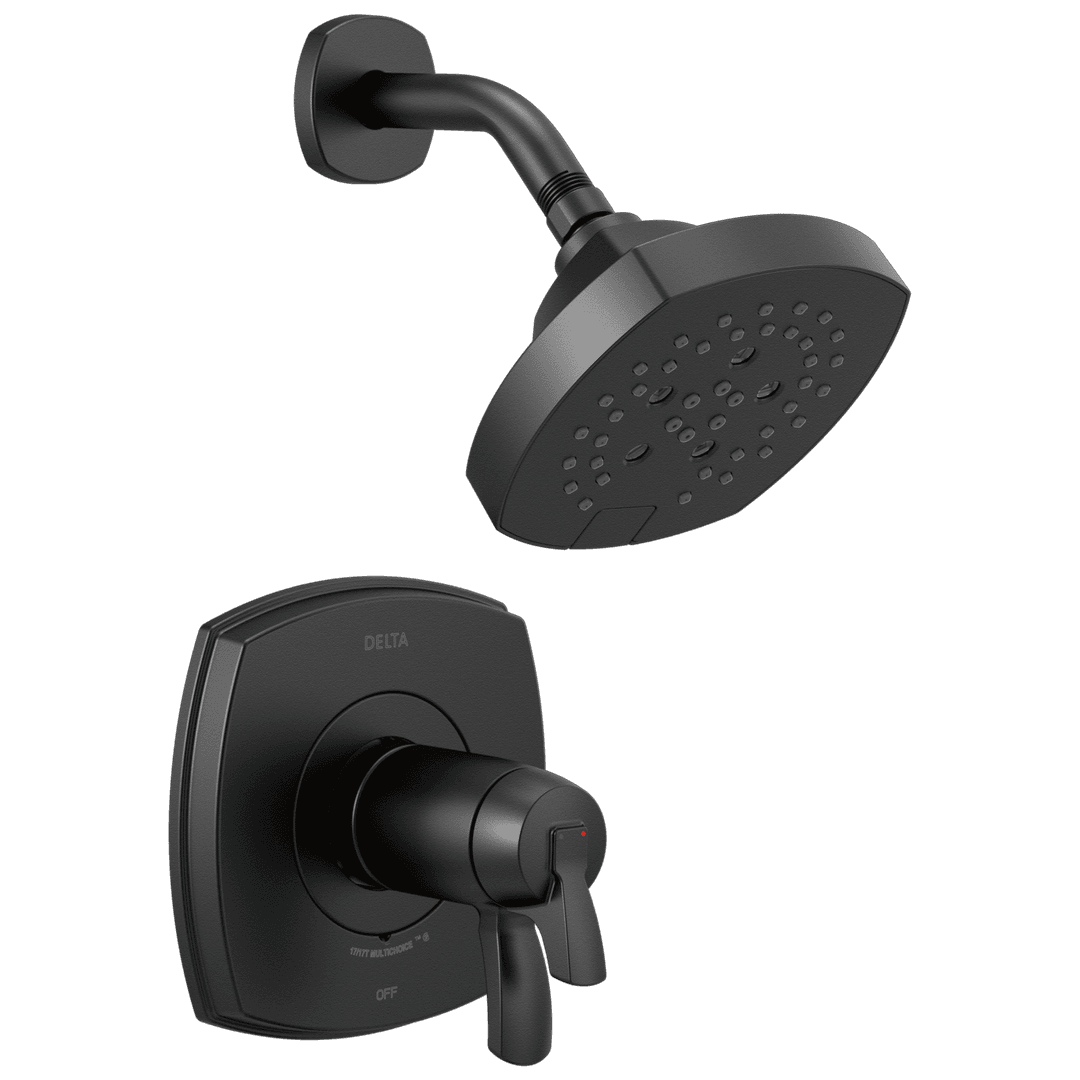 Delta Faucet Stryke 17 Thermostatic Shower Only - Matte Black by Delta Faucet