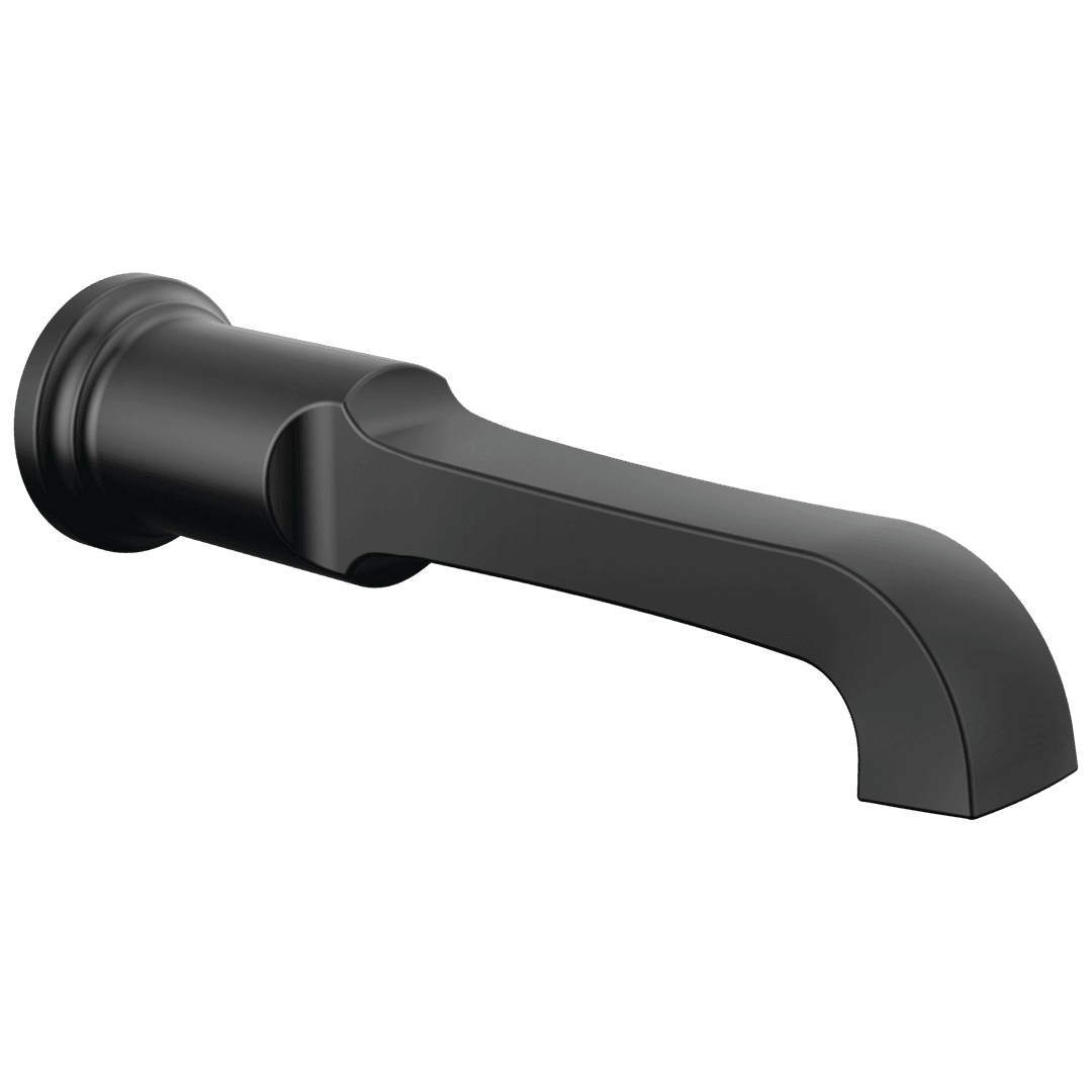 Delta Faucet Tetrae Non-diverter Tub Spout - - Matte Black by Delta Faucet