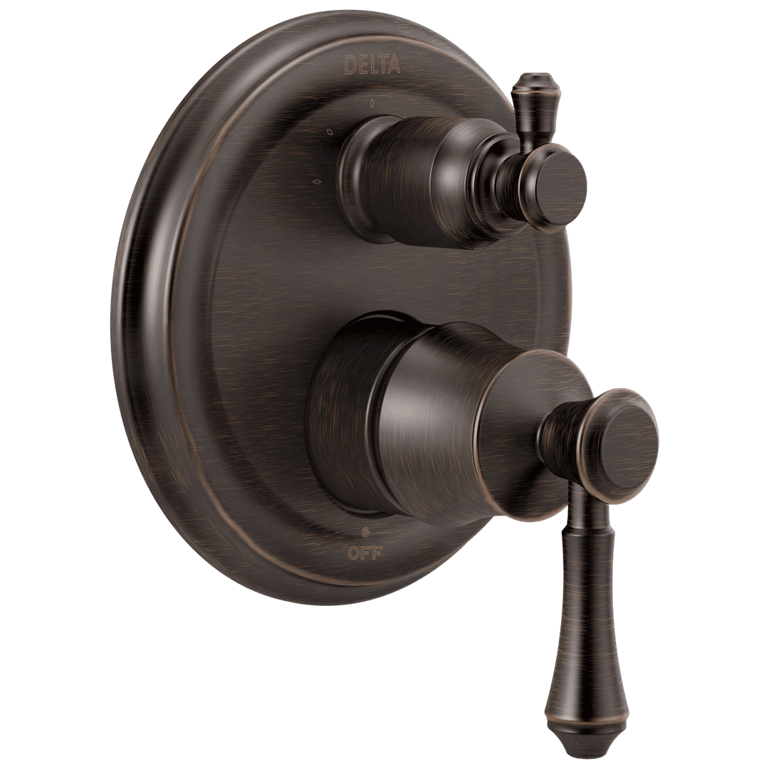 Delta Faucet CassidyE Traditional 2-Handle Monitor 14 Series Valve Trim with 3-Setting Integrated Diverter - Venetian Bronze by Delta Faucet