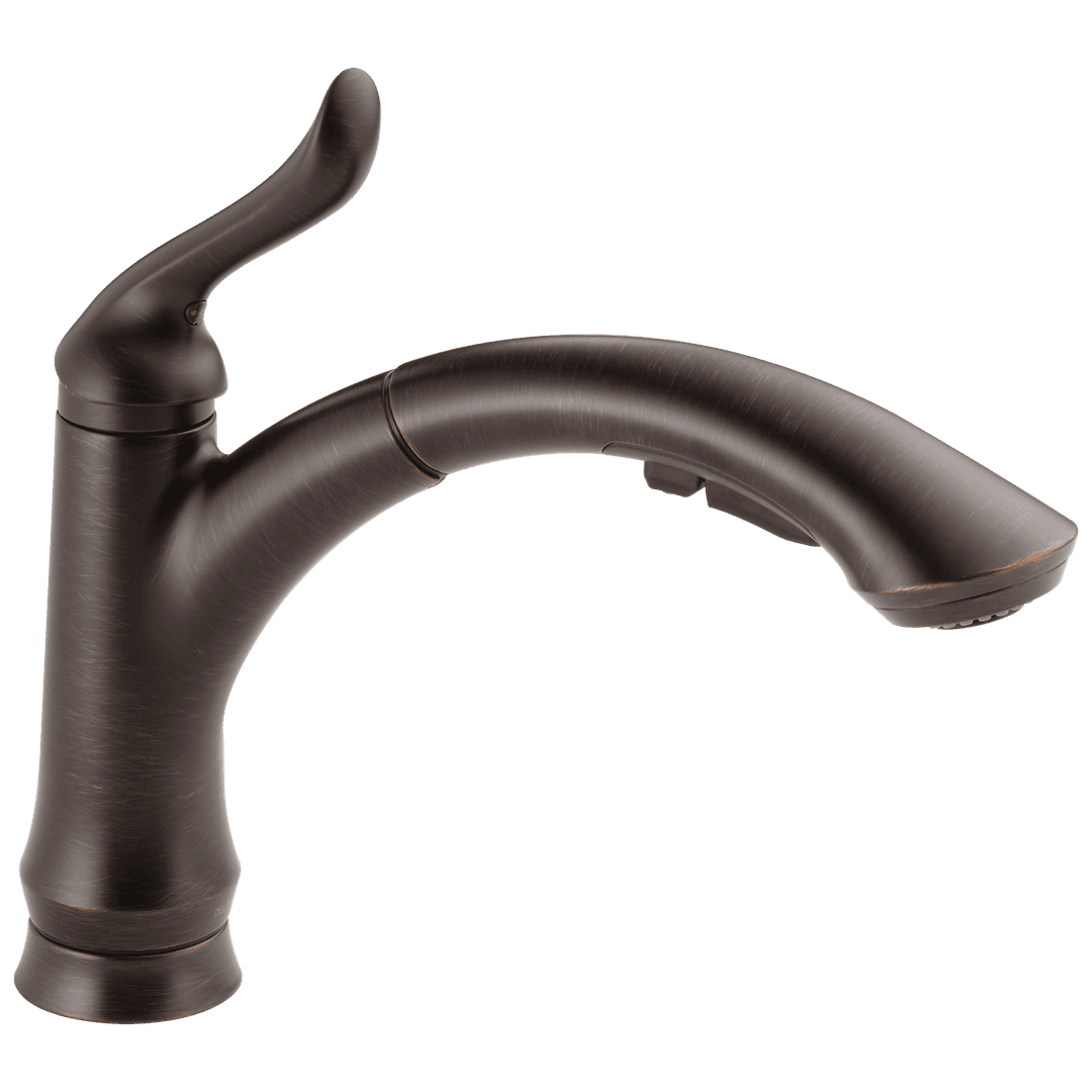 Delta Faucet LindenE Single Handle Pull-Out Kitchen Faucet - Venetian Bronze by Delta Faucet