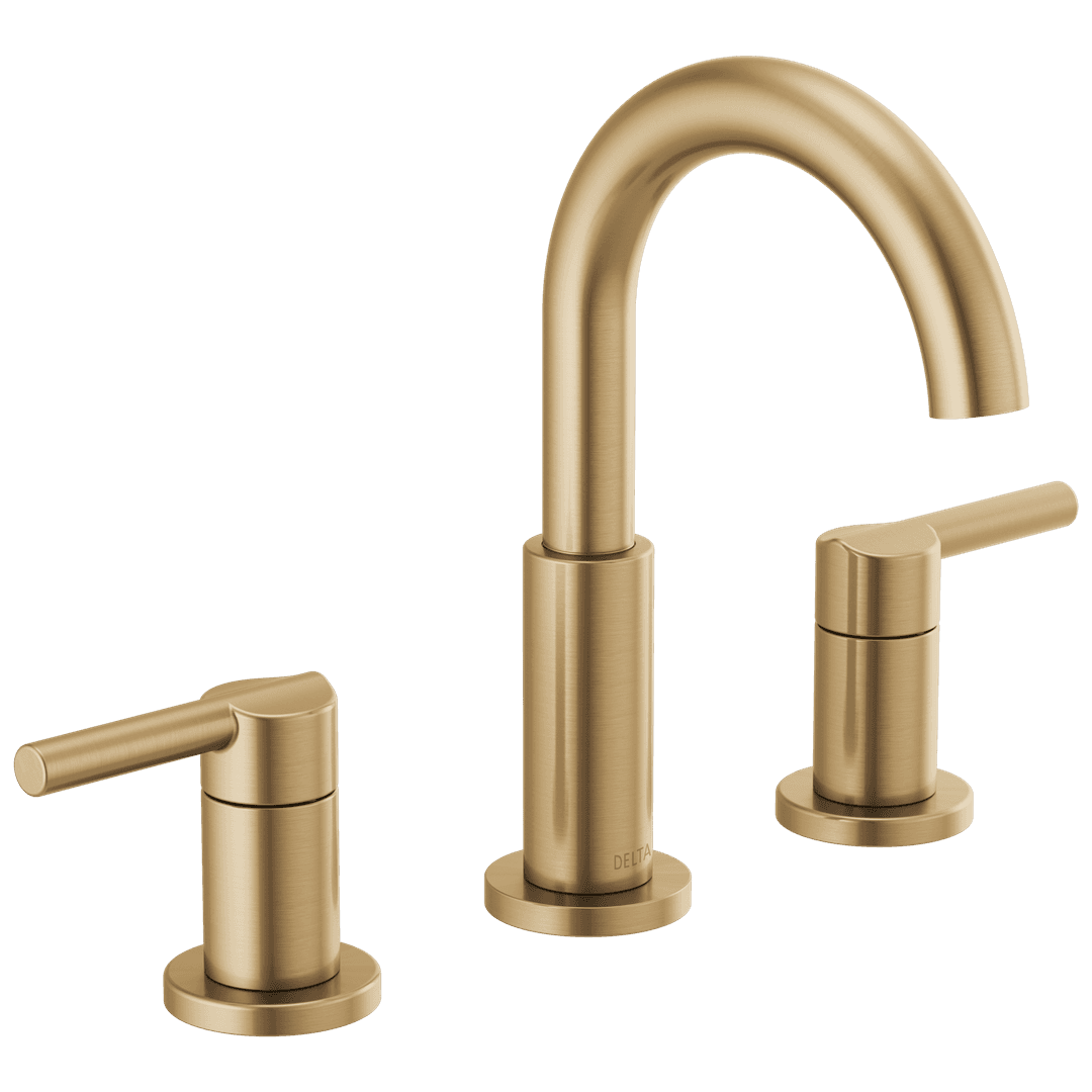 Delta Faucet NicoliE Two Handle Widespread Bathroom Faucet - Champagne Bronze by Delta Faucet