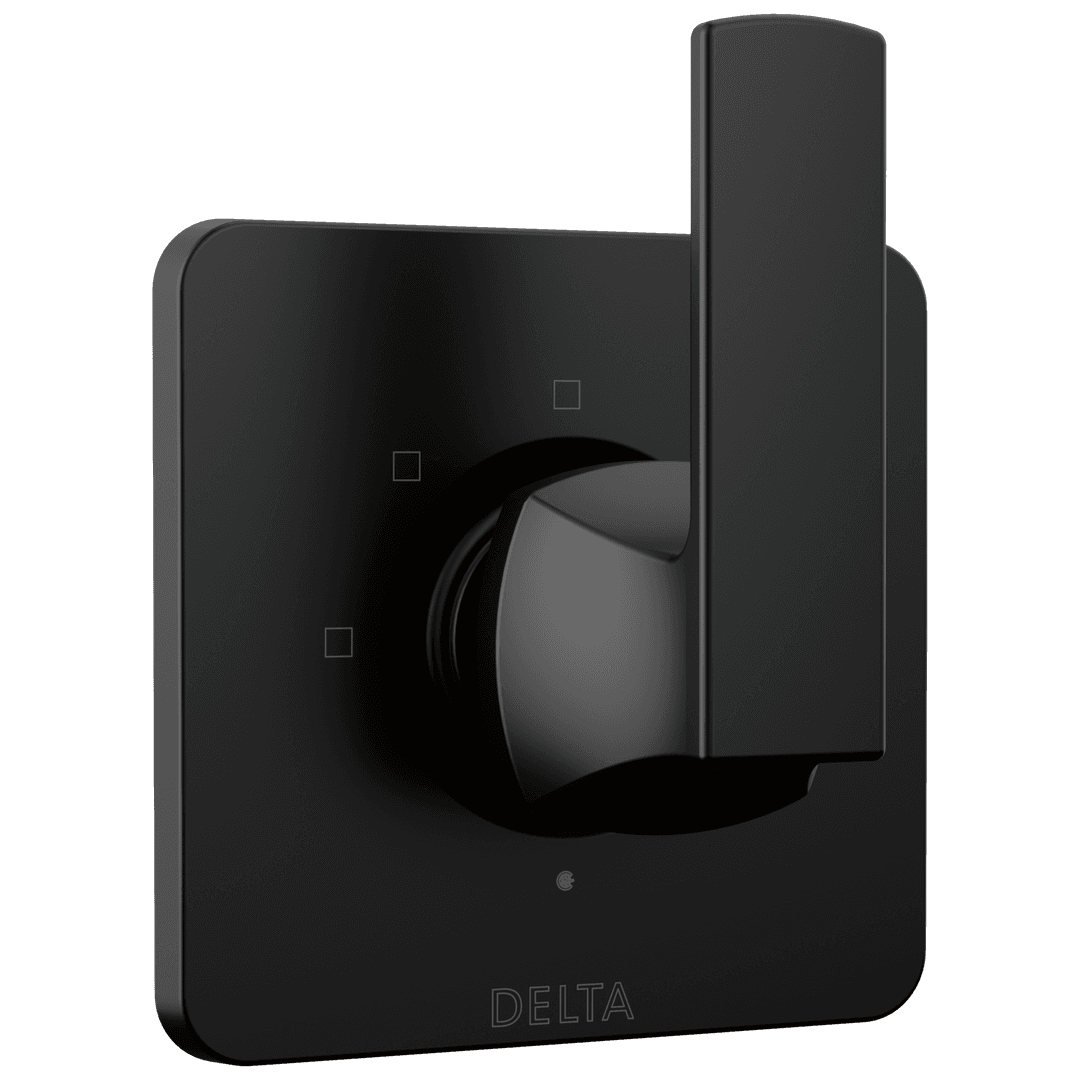 Delta Faucet VelumE 3-Setting 2-Port Diverter Trim - Matte Black by Delta Faucet