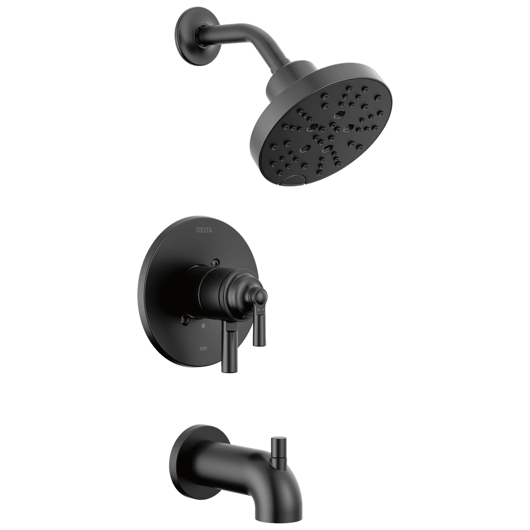Delta Faucet Saylore Monitor 17 Series Tub & Shower Trim - - Matte Black by Delta Faucet