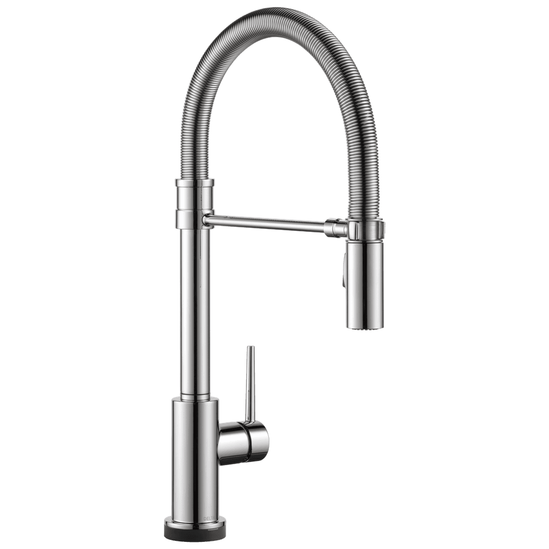 Delta Faucet Trinsic Single-Handle Pull-Down Spring Kitchen Faucet with Touch<sub>2</sub>O Technology - Chrome by Delta Faucet