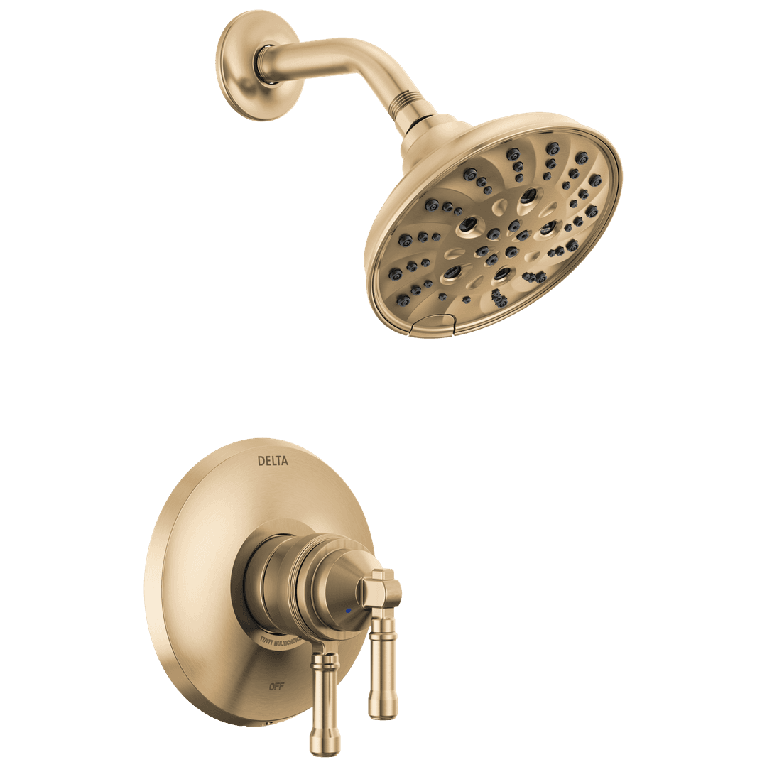 BroderickE 17 Series Shower Trim - Lumicoat Champagne Bronze by Delta Faucet