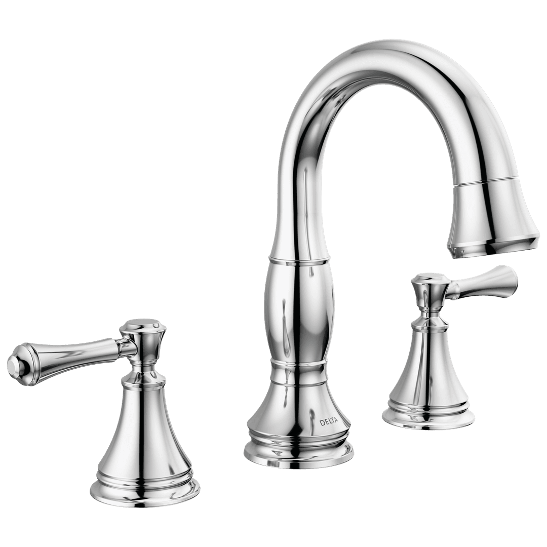 Delta Faucet CassidyE Two Handle Widespread Pull Down Bathroom Faucet - Chrome by Delta Faucet