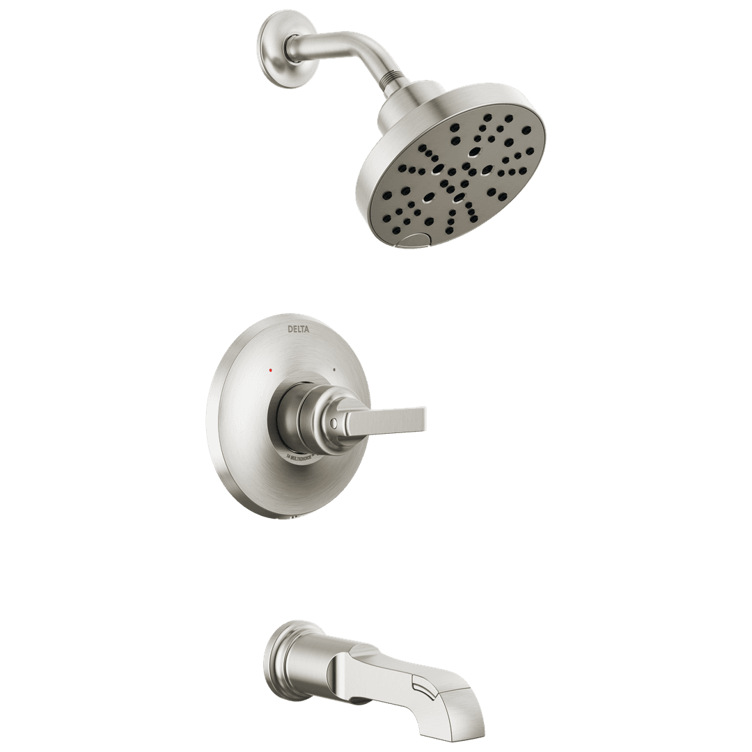 Delta Faucet Tetrae Monitor 14 Series Tub & Shower Trim - Lumicoat Stainless by Delta Faucet