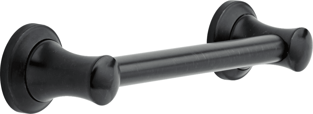 BathSafety 12'' Transitional Decorative ADA Grab Bar - Venetian Bronze by Delta Faucet