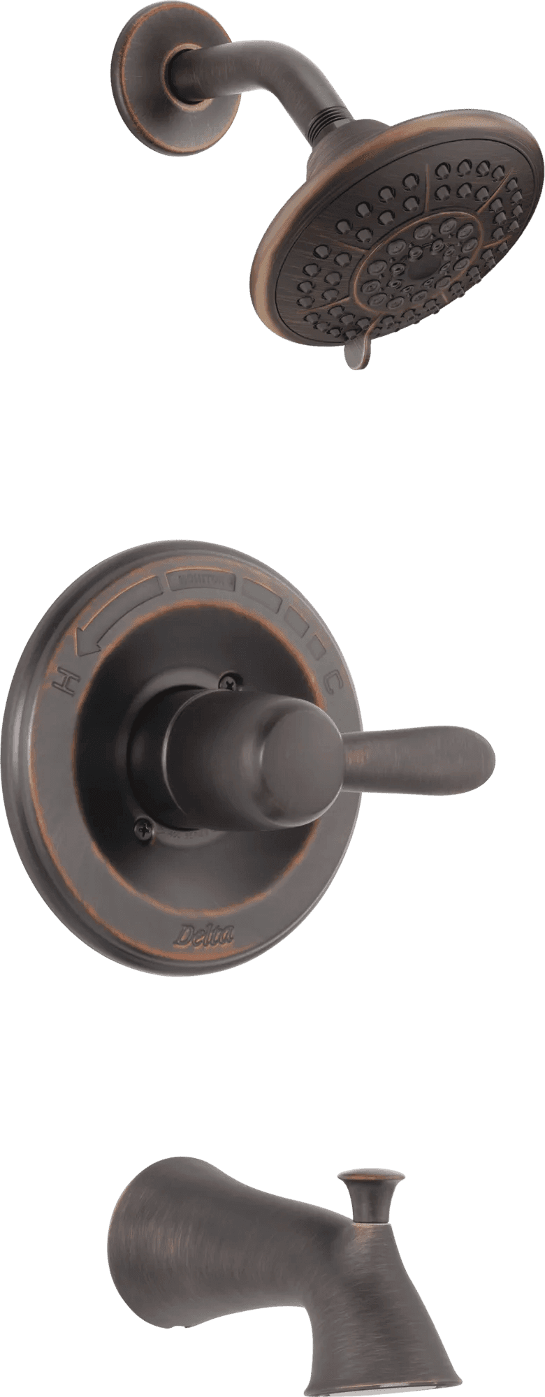 Delta Faucet Lahara Monitor 14 Series Tub & Shower Trim - Venetian Bronze by Delta Faucet
