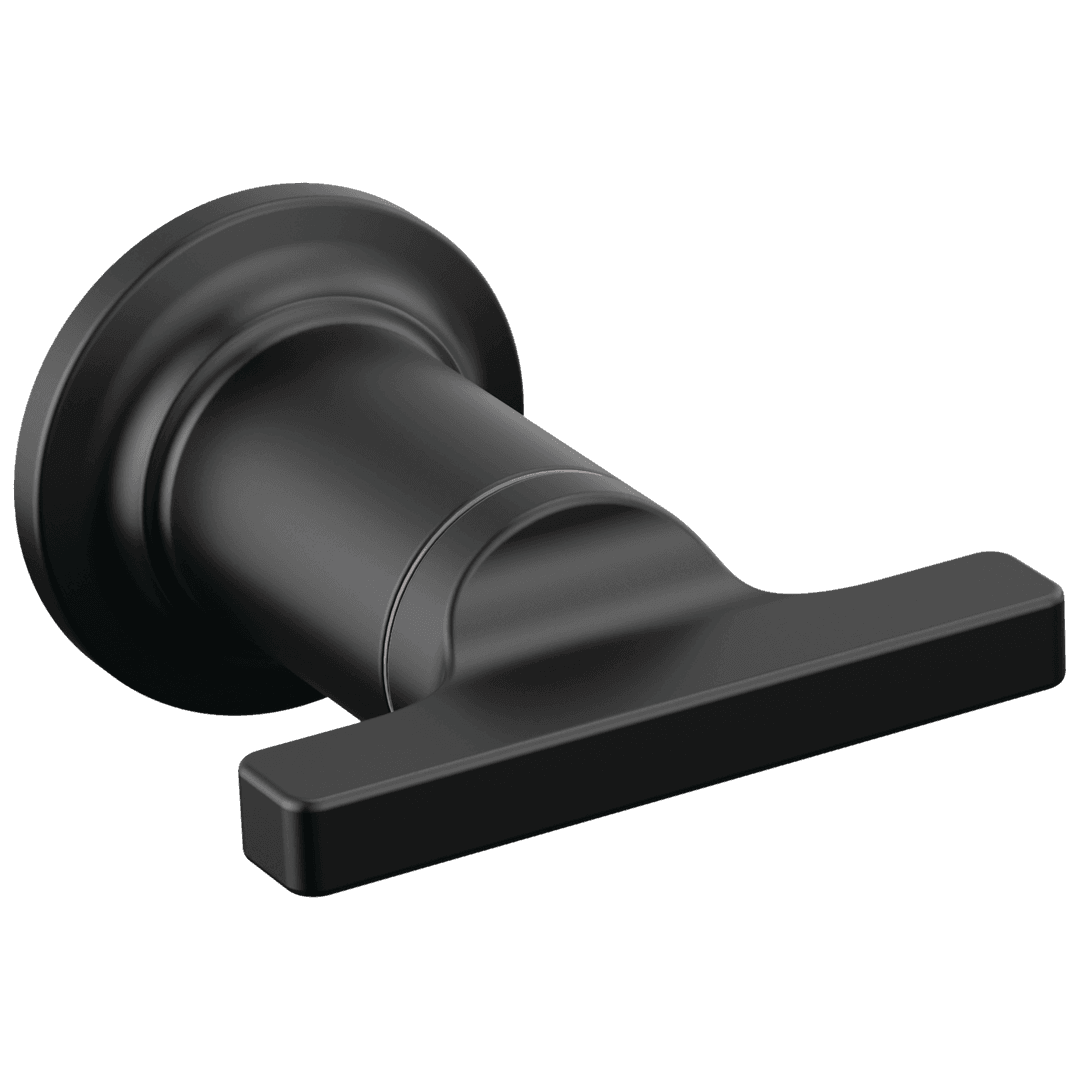 Delta Faucet Tetrae Wall Mount Tub Filler Handle - T-lever - - Matte Black by Delta Faucet