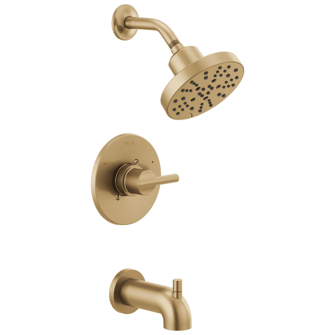 NicoliE Monitor 14 Series Tub and Shower - Champagne Bronze by Delta Faucet