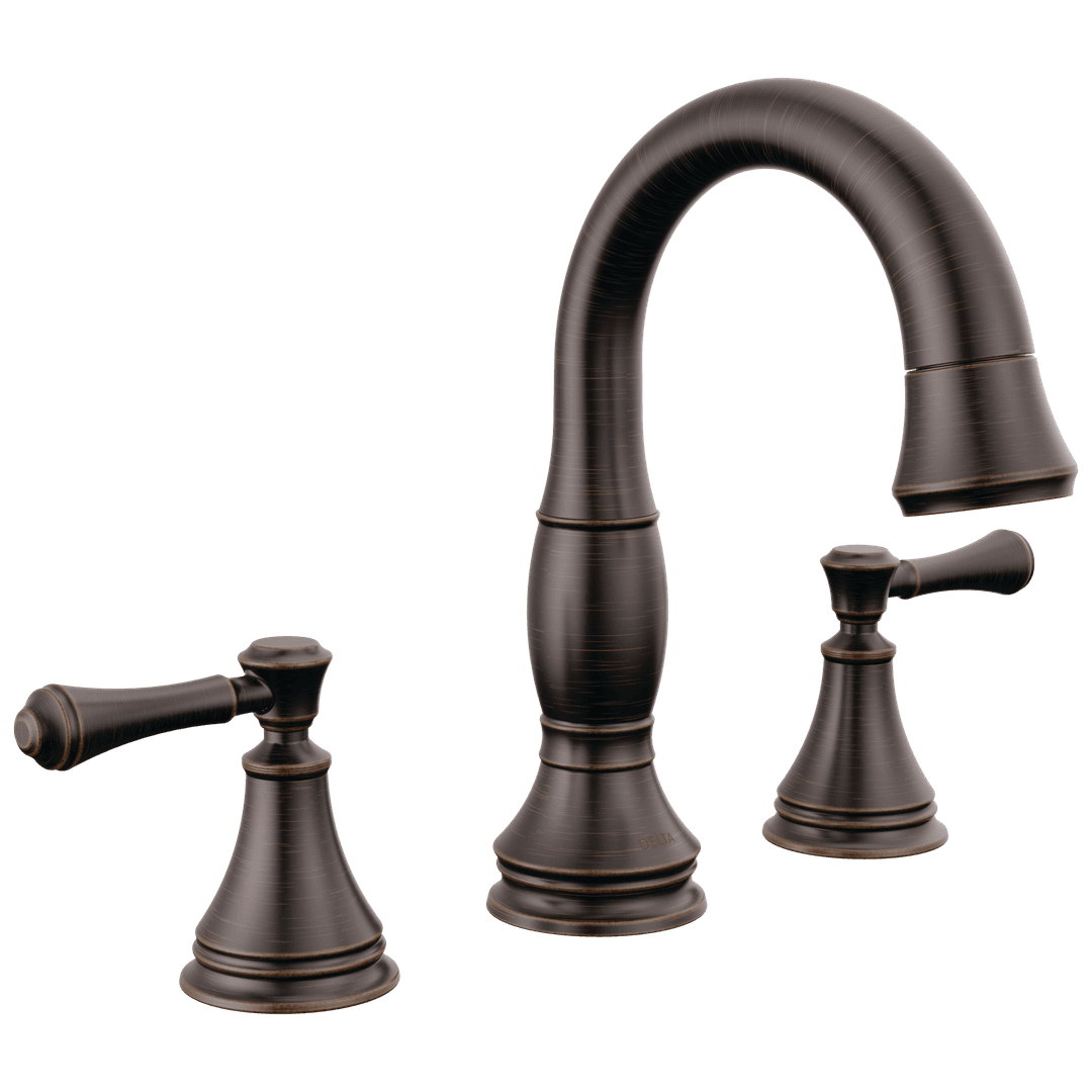 Delta Faucet CassidyE Two Handle Widespread Pull Down Bathroom Faucet - Venetian Bronze by Delta Faucet